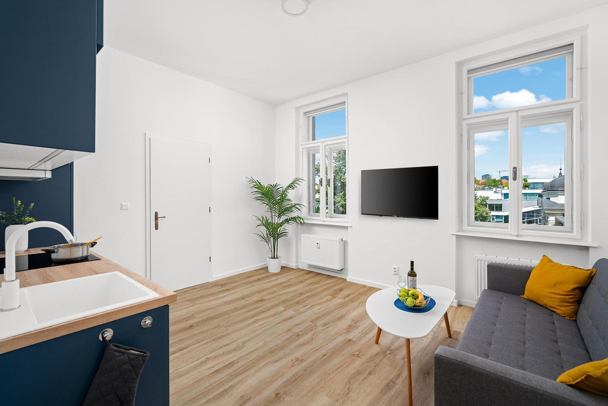 Utulny Apartman V Centru Sky Brno Esterno foto